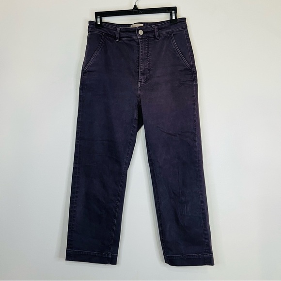 Everlane cropped straight regular Pant in shadow size 6 - Picture 3 of 9